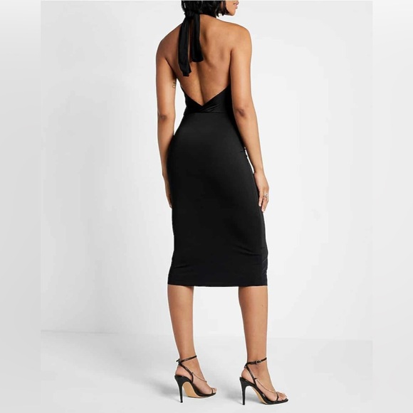 Express Black Backless Dress - Picture 3 of 16